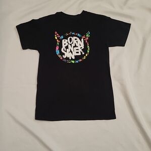 J Cole's Born Sinner album men’s Size Small black short sleeve graphic tee